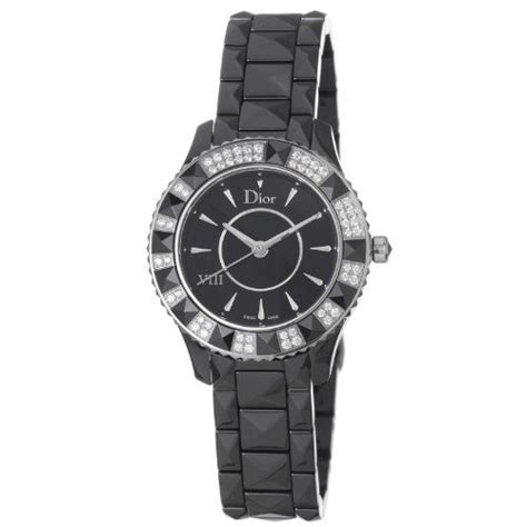 dior black crystal watch|Dior watch original price.